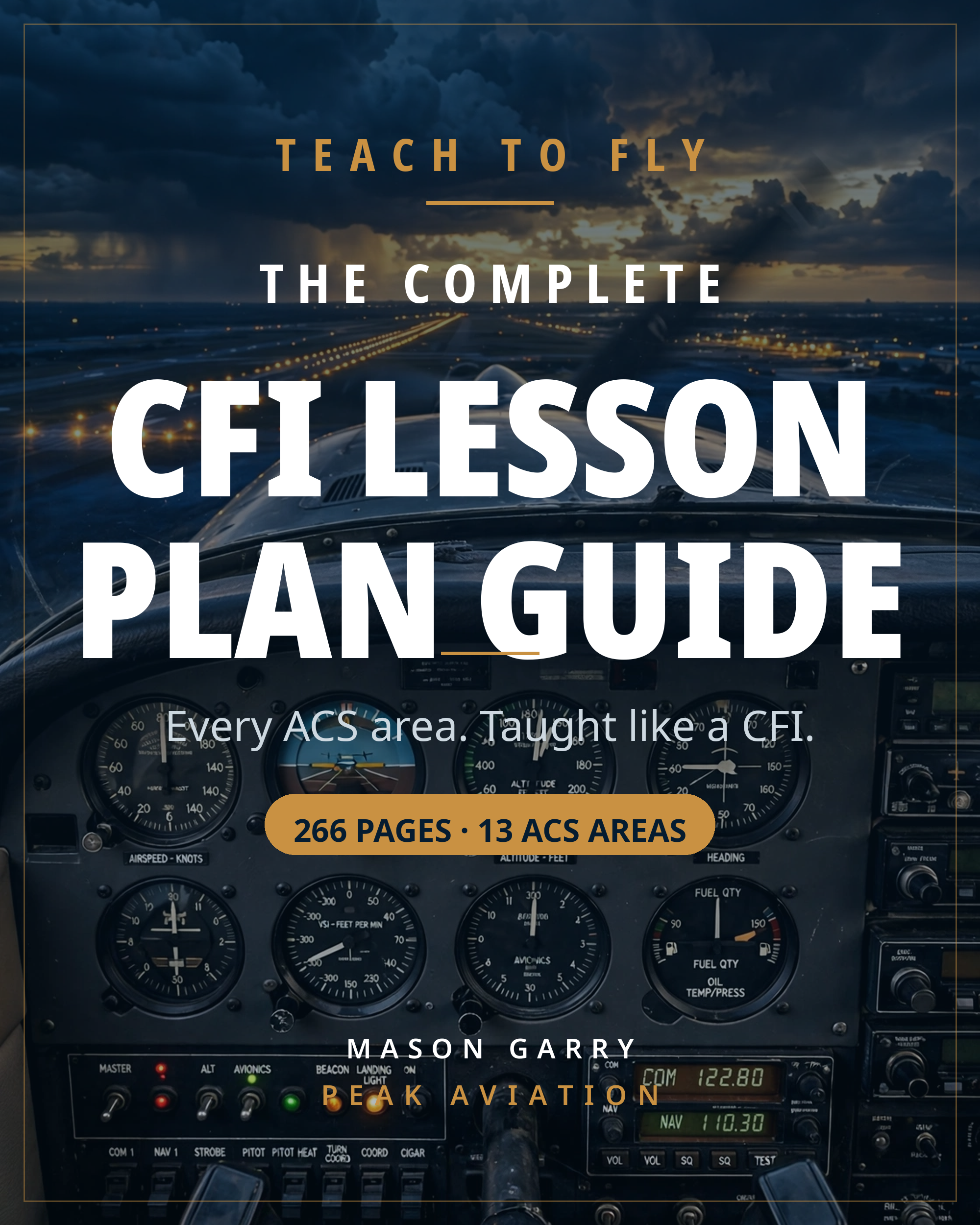 Teach to Fly — The Complete CFI Lesson Plan Guide