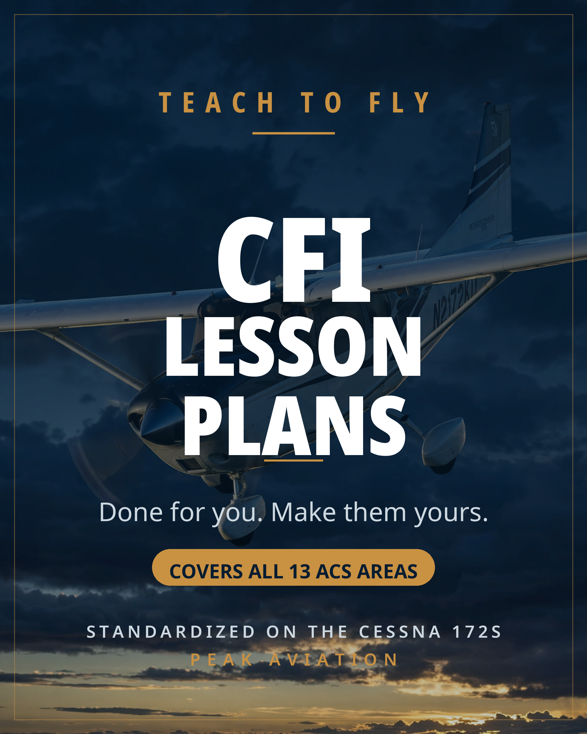 Teach to Fly — CFI Lesson Plans